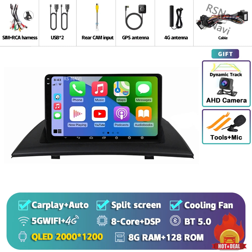 Android Car Stereo for BMW X3 E83 2004-2012 Carplay GPS - image 24