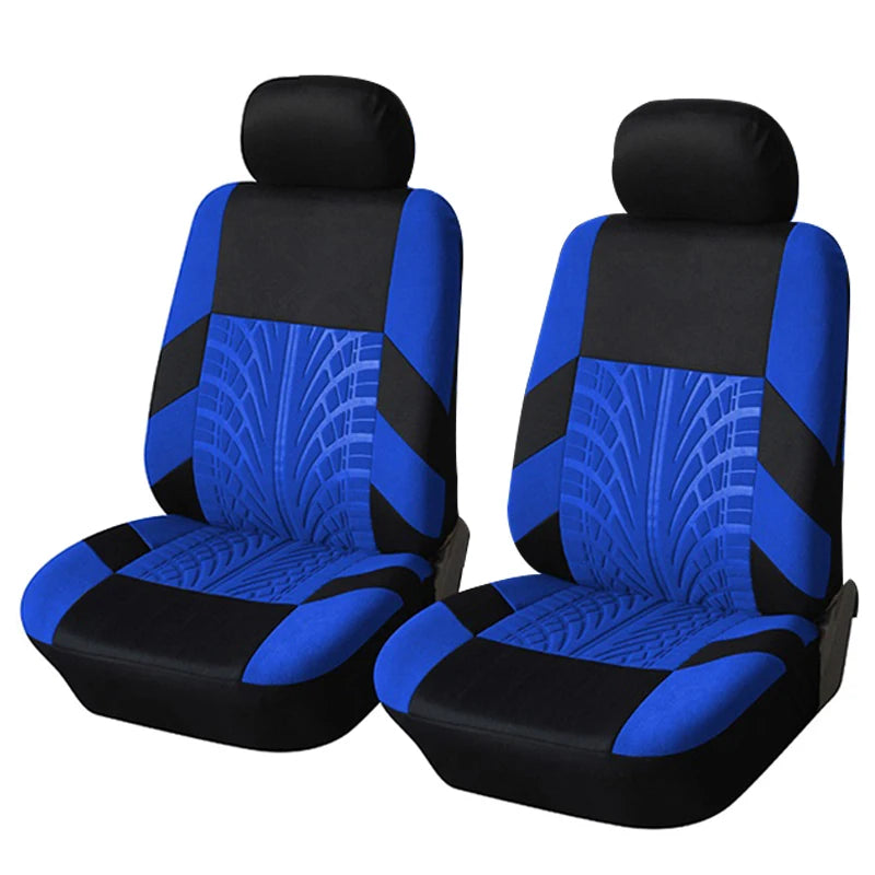 Universal Polyester Car Seat Covers, 4-Piece Front or 9-Piece Full Set