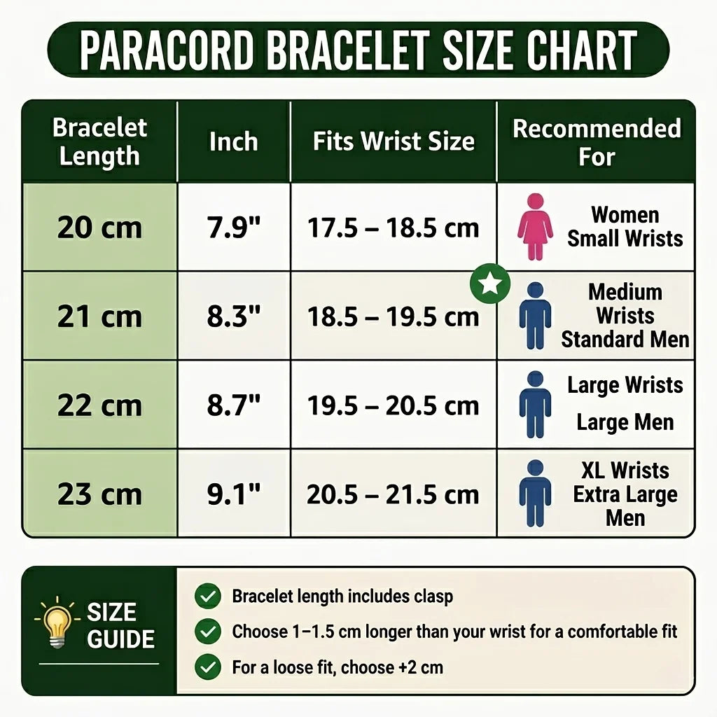 Handwoven Paracord Survival Bracelet – Emergency Rope