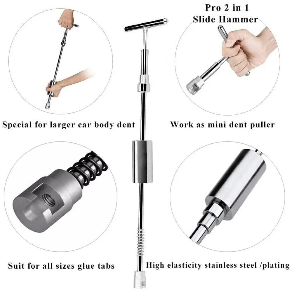 Car Dent Repair Kit – Paintless Dent Removal Slide Hammer - image 4