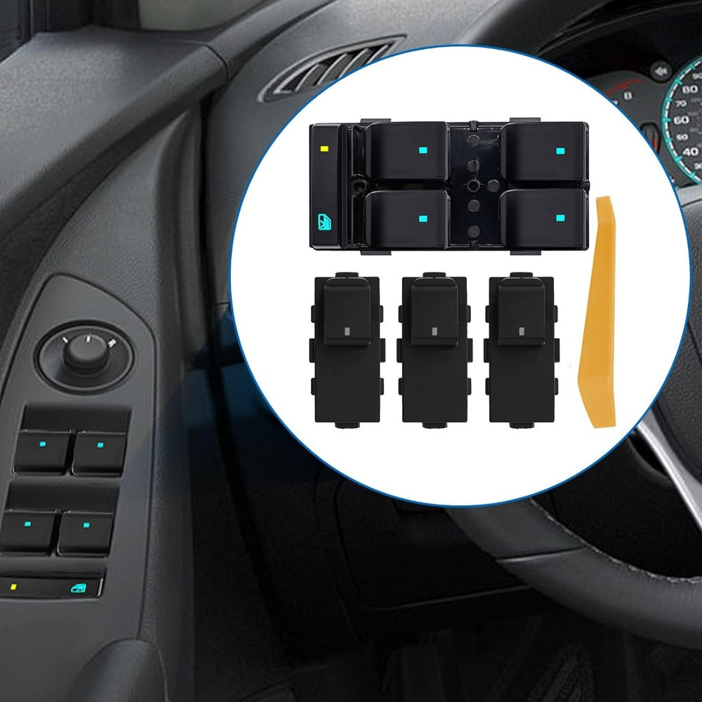 Chevy GMC Power Window Switch Set (4-Pack) - Silverado Sierra - image 13