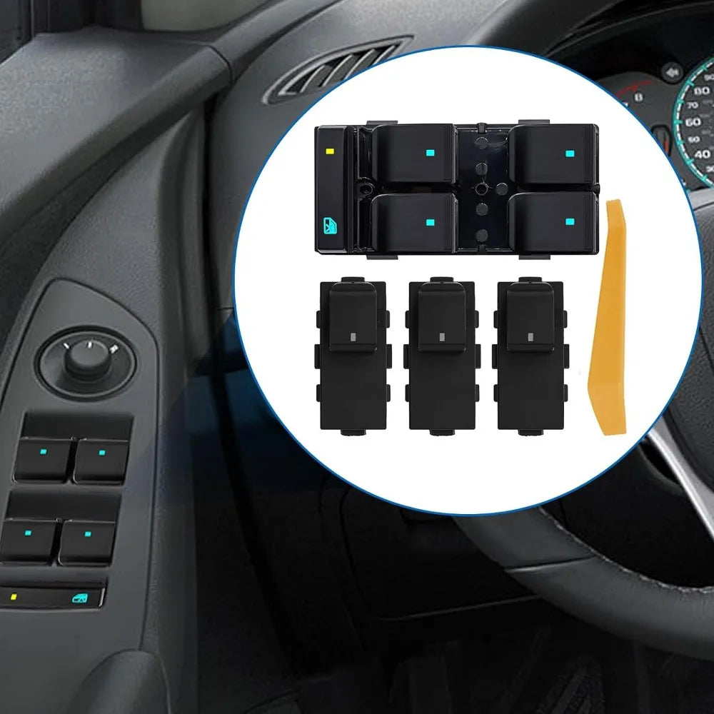 Chevy GMC Power Window Switch Set (4-Pack) - Silverado Sierra - image 6