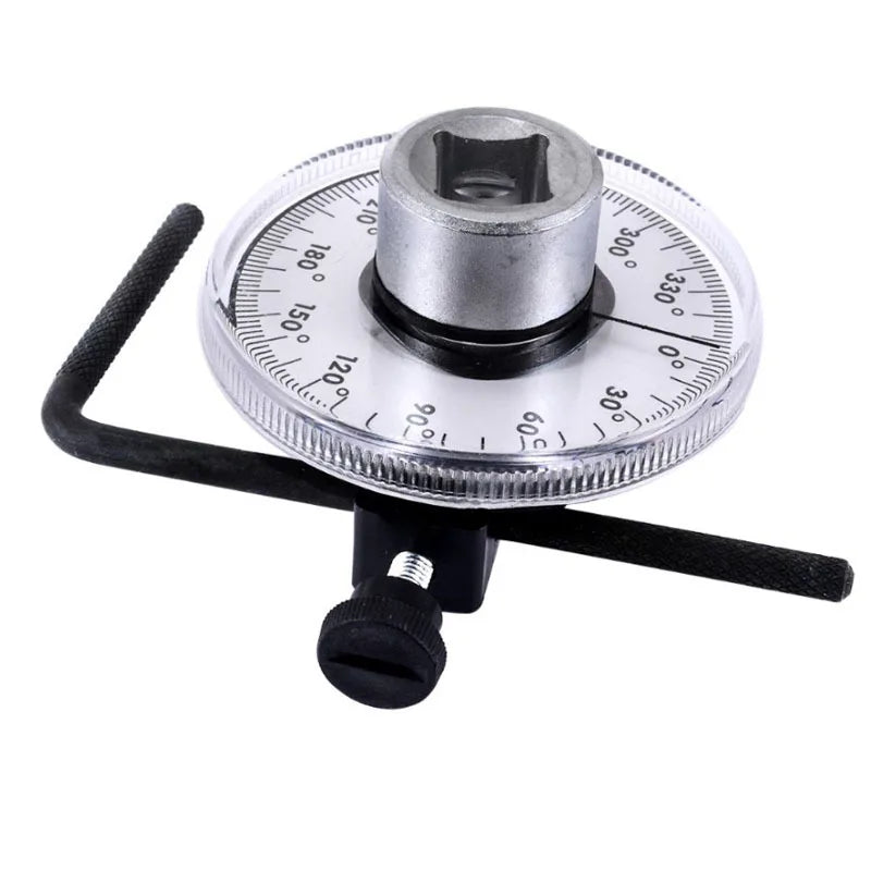 New Automotive Torque Wrench with Dial Torquemeter - Hand Tool for Auto Service Equipment in Garage - Calibrated in Degrees