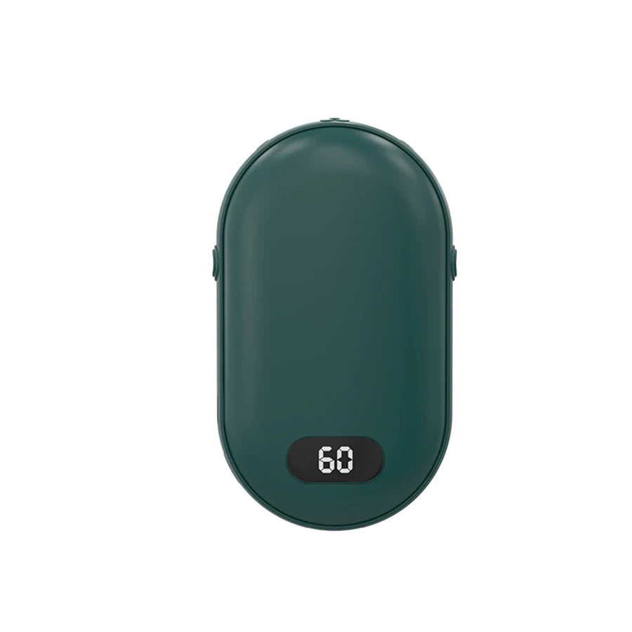 Rechargeable Hand Warmer with Double-Sided Heating & 2 Temperature Settings