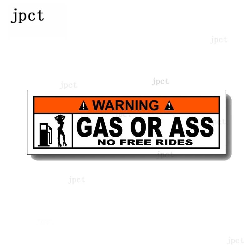 Funny Novelty Warning Decal Sticker