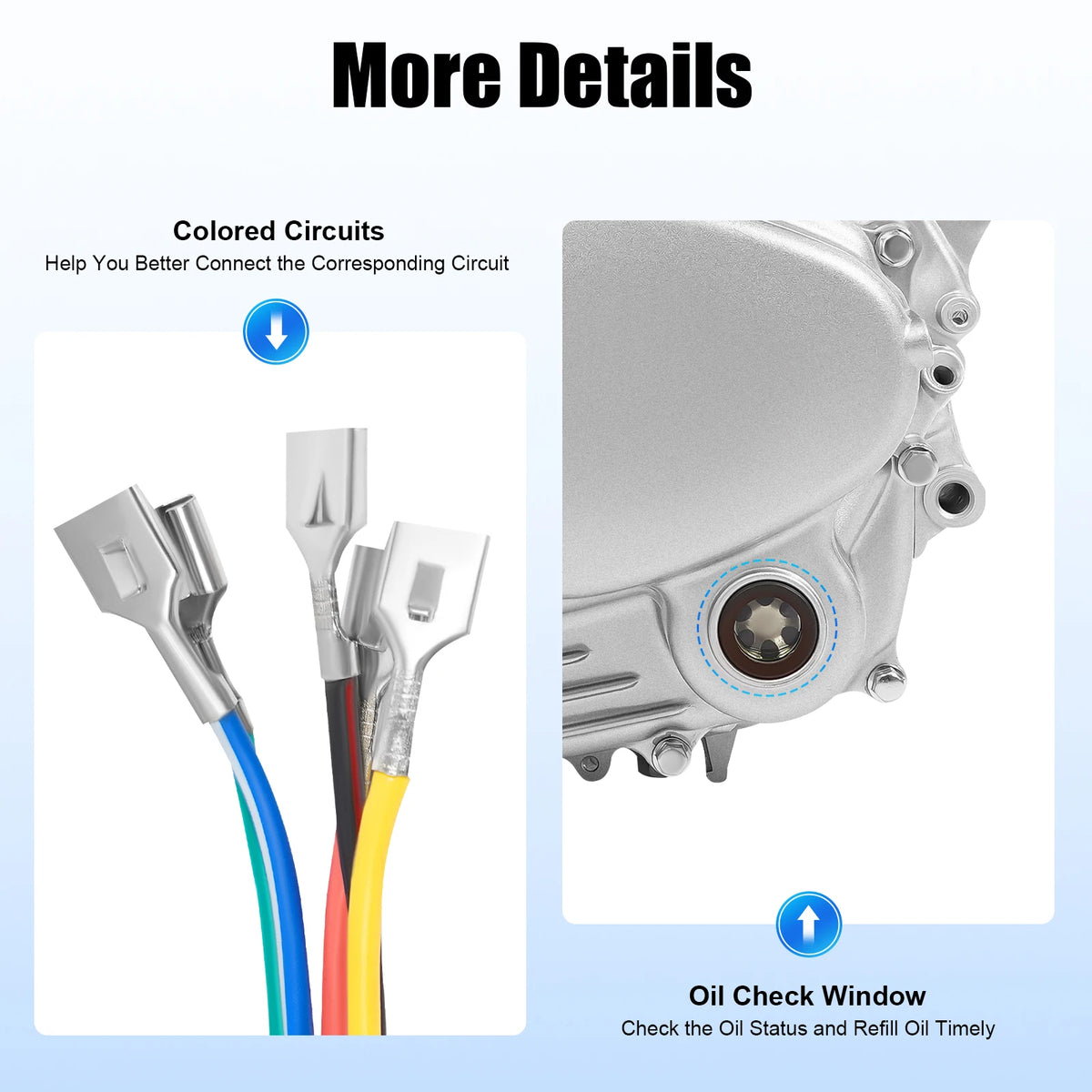 4-Stroke Replacement Engine for 200cc/250cc ATVs, Electric Start