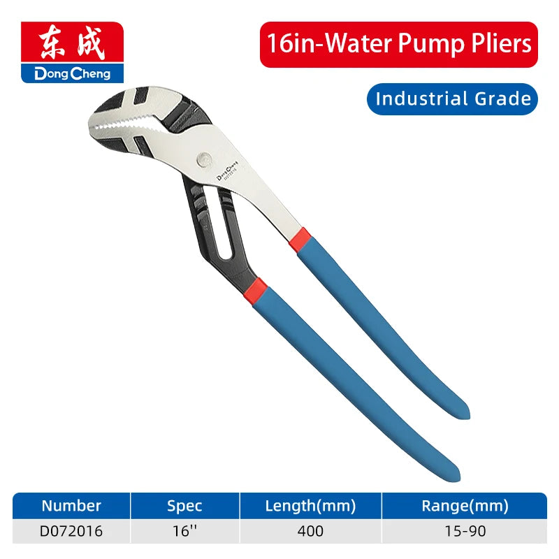 Quick-Release Water Pump Pliers Plumbing Pipe Wrench Adjustable Water Pipe Clamp