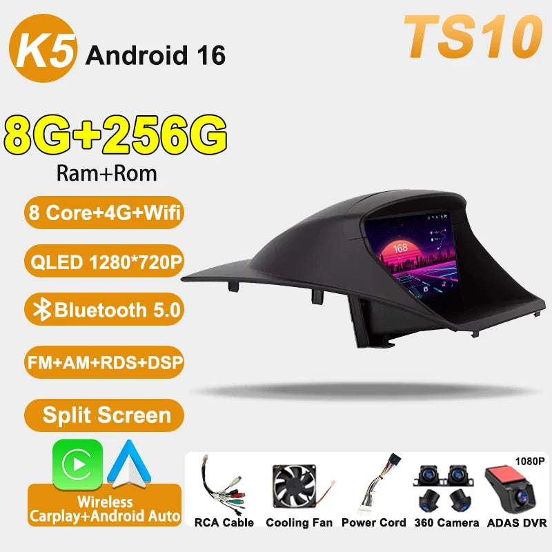 9-Inch Android Car Radio for Ford Fiesta MK6/MK7 2009-2017 with GPS - image 12
