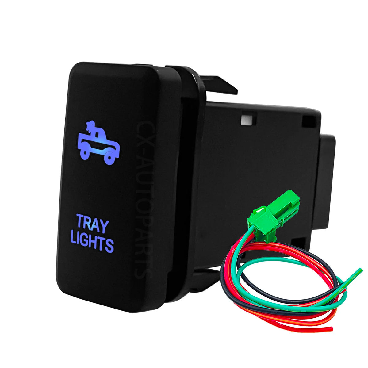 Blue LED Push Switch 12V for Toyota Tacoma, Land Cruiser, 4Runner - image 24