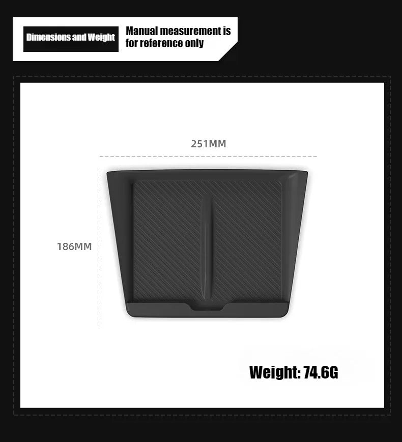 Non-Slip Wireless Charging Pad Mat for Tesla Model Y (2025-2026)