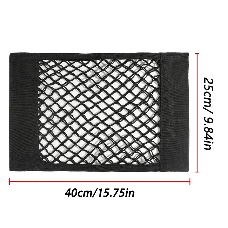 Elastic Mesh Storage Net for Trunk or Seat Back, 5 Sizes