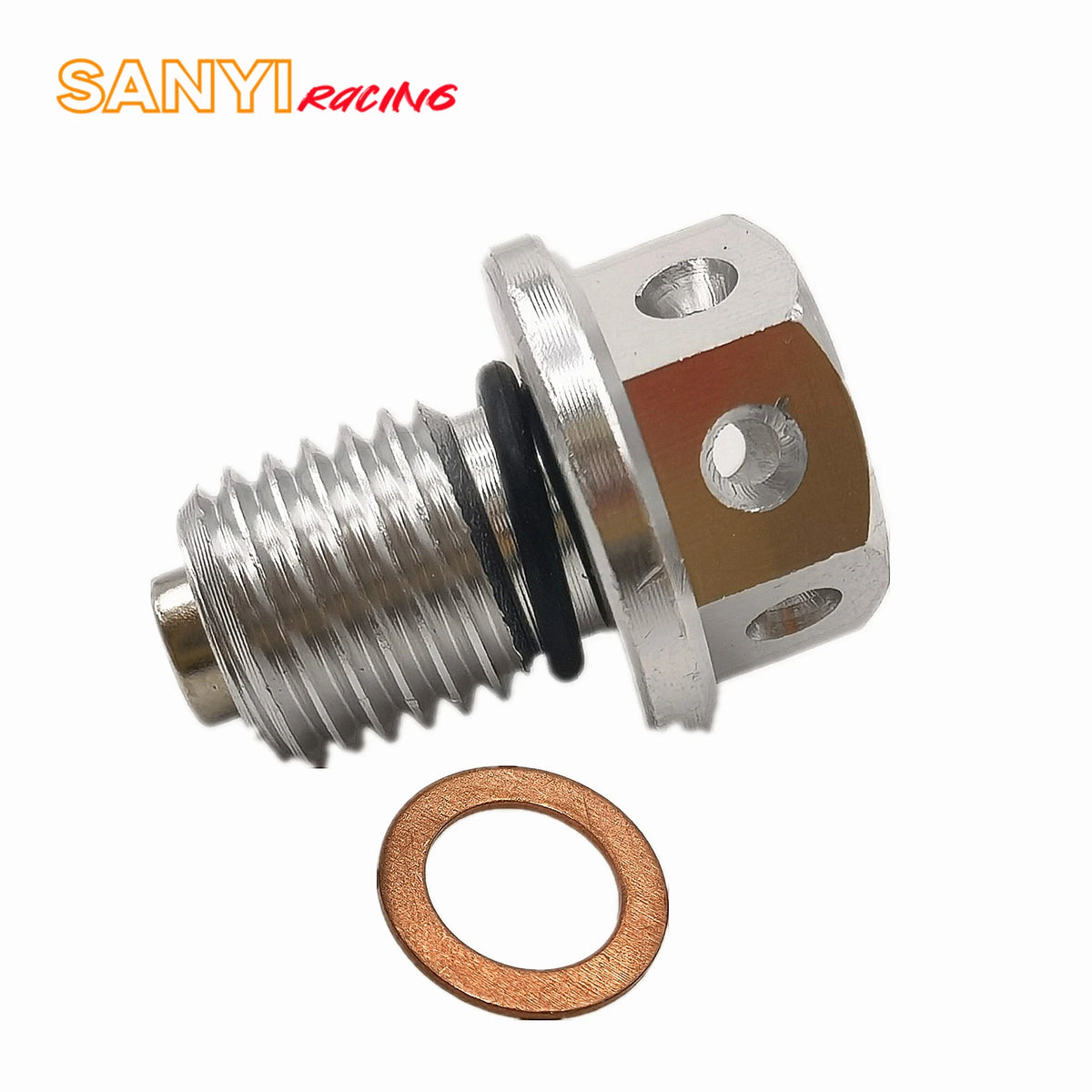 M12 x 1.5 Magnetic Oil Drain Plug and Washer for Honda Pit Bikes - view 12