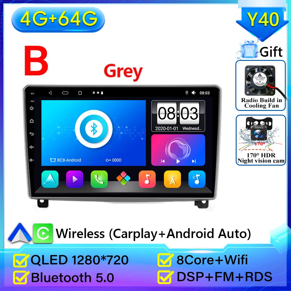 9-Inch Car Stereo for Peugeot 407 | Wireless CarPlay & Android Auto - image 8