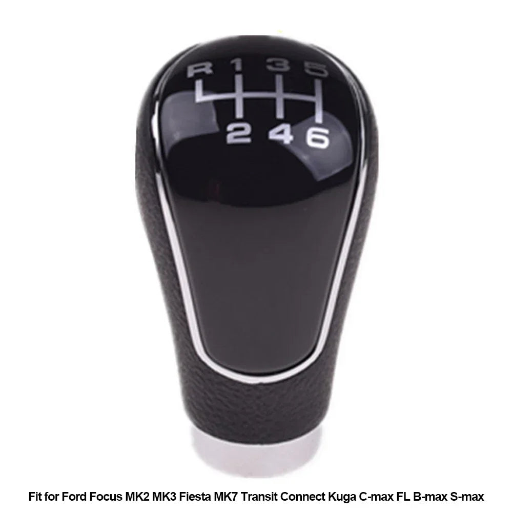 Ford Focus Fiesta Kuga Gear Shift Knob Cap - ABS Cover 5/6 Speed - image 2