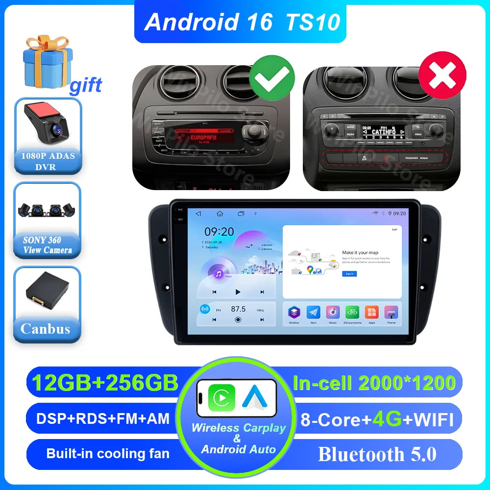 Android Car Radio for Seat Ibiza MK4 2008-2015 | CarPlay & GPS - image 13