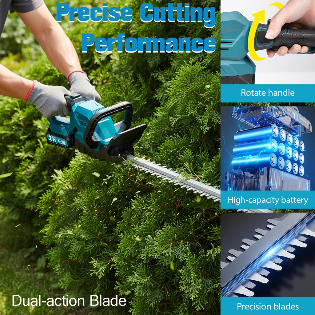 Cordless Hedge Trimmer 20-Inch with 2 Batteries - image 5