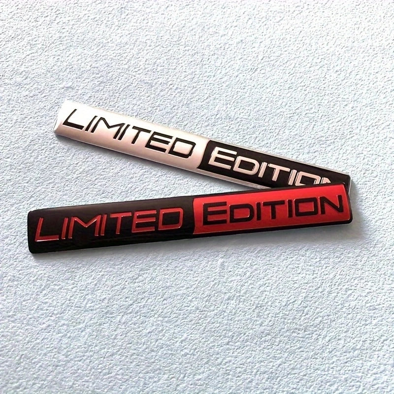 2pc 3D Metal Limited Edition Badge Decals for Trunk and Fender - view 5