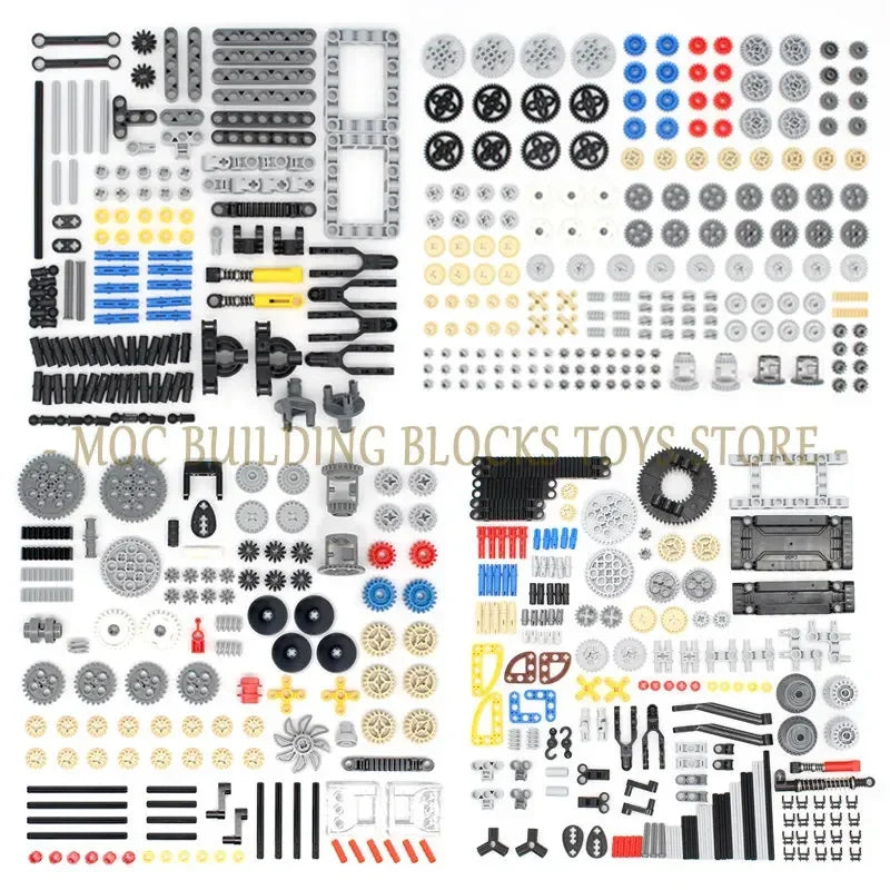 Technic Engine Crankshaft Center Building Blocks, ABS Brick Parts Set