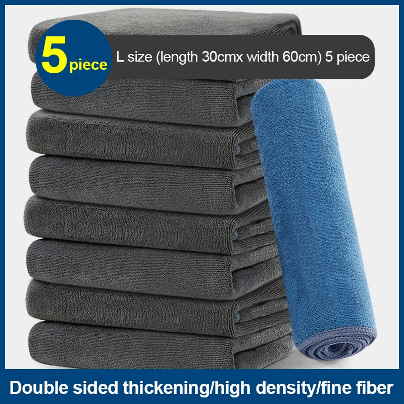 Thick Double Layer Microfiber Car Washing & Drying Towels