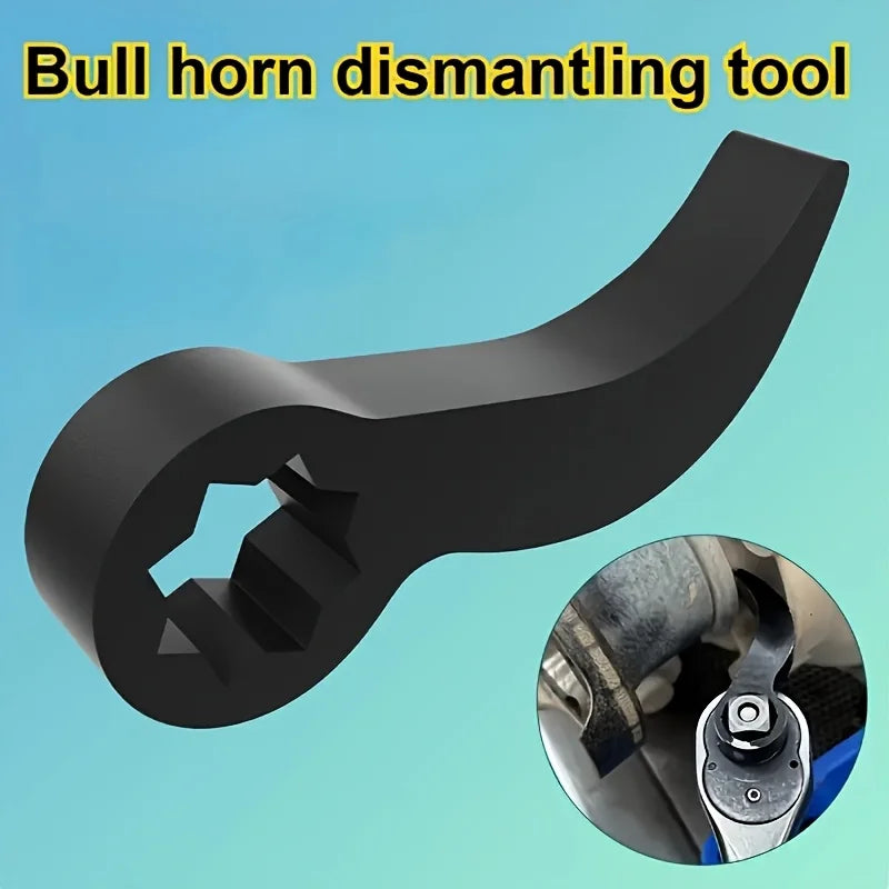 Angle Half Axle Pry Bar Adapter for Open End Wrench Disassembly - image 2