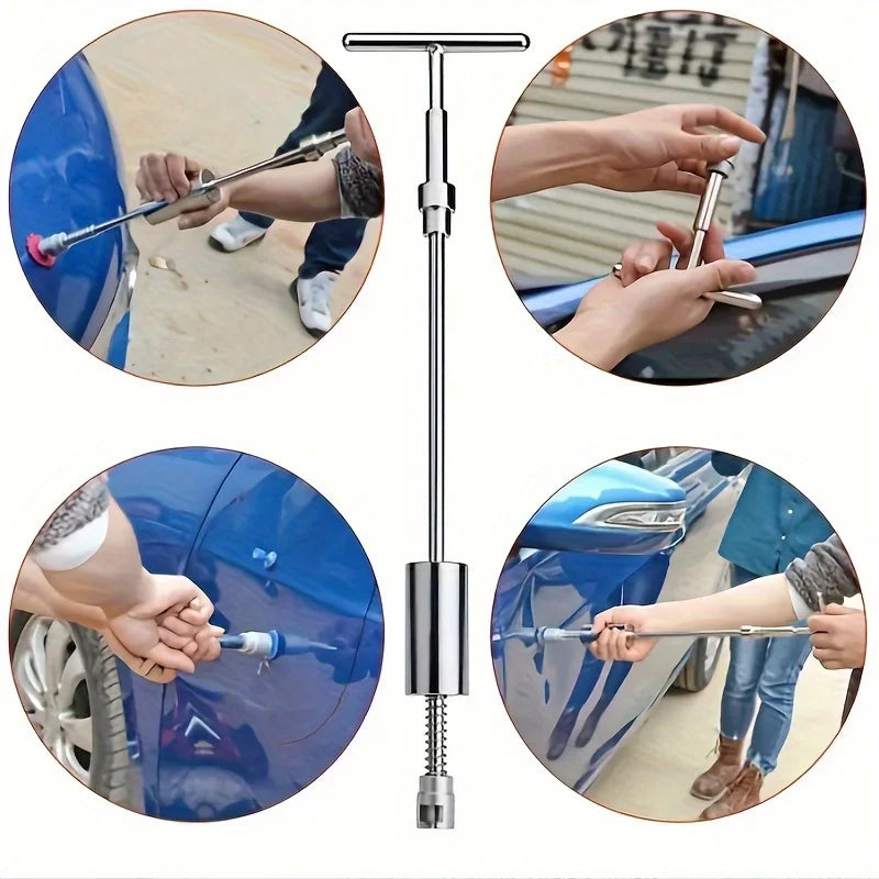 Paintless Dent Repair Kit – Car Dent Puller with T-Handle & Glue Tabs - image 3