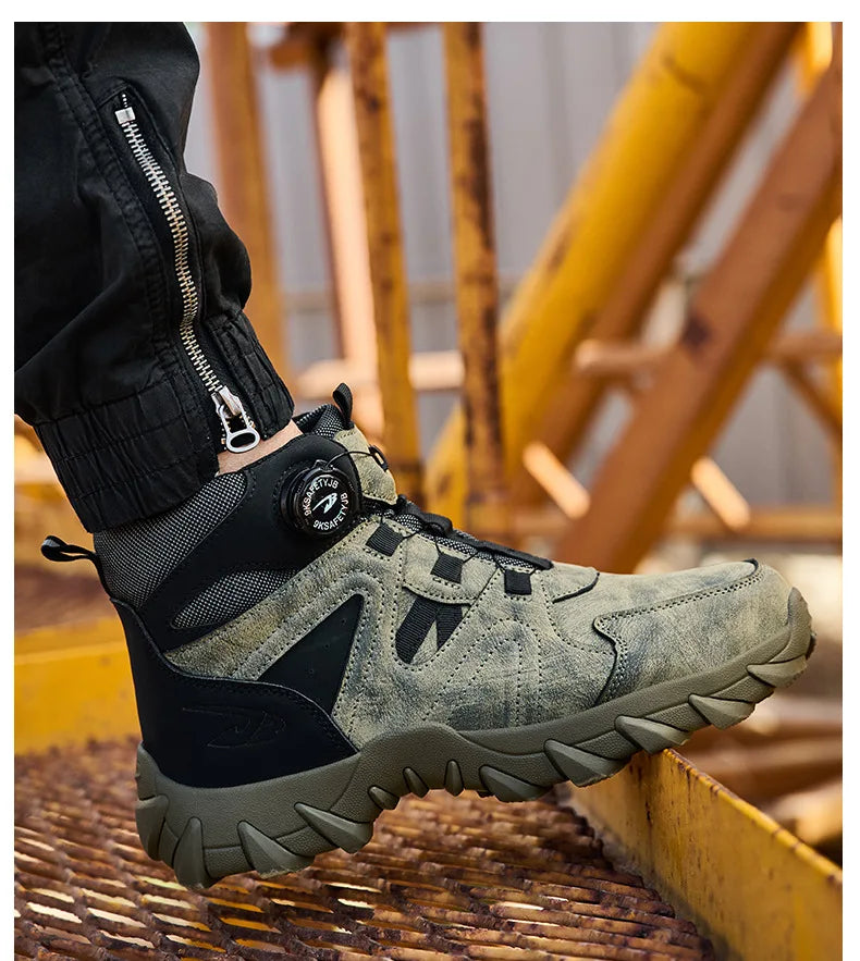 Steel Toe Safety Boots, Smash-Proof & Puncture-Resistant - image 35