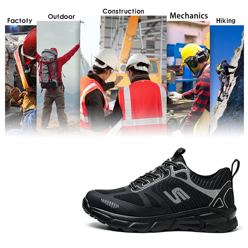 Steel Toe Work Sneakers for Men & Women, Non-Slip - image 4