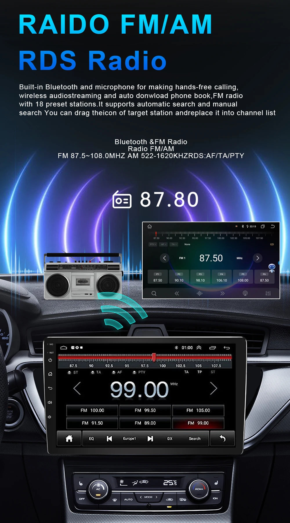 10 Inch Android Car Stereo for Suzuki Swift 2003-2010 with CarPlay - image 23