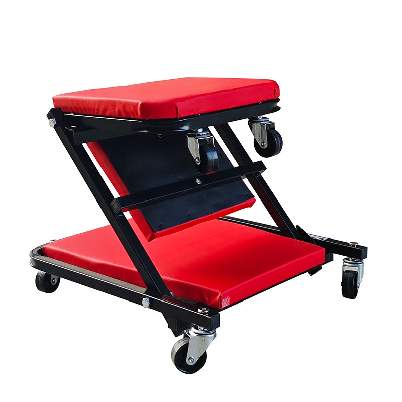 LEADLOONG Car repair bench Mechanic Creeper, Garage Gift, 36" Z Creeper Seat, 2 in 1 Mechanic Gifts, 300 lbs Capacity