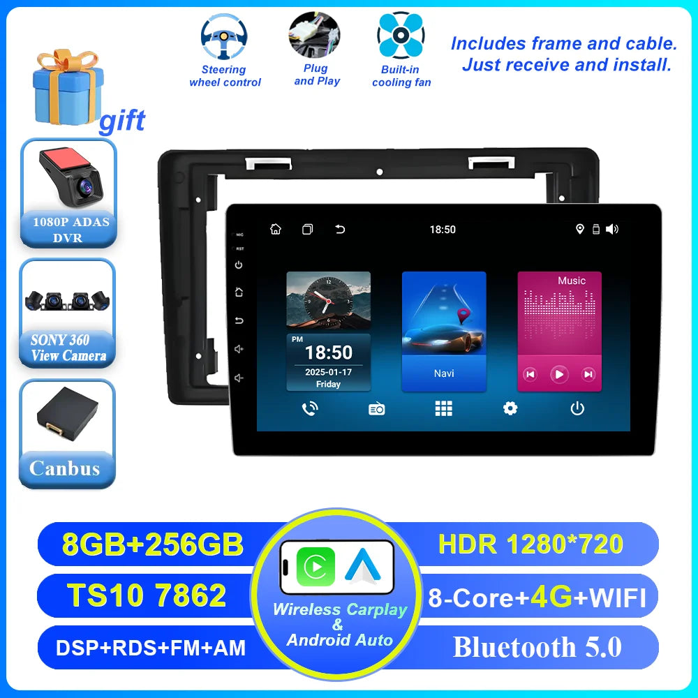 9-Inch Android Car Stereo with CarPlay Citroen Peugeot 2008-2019 - image 20