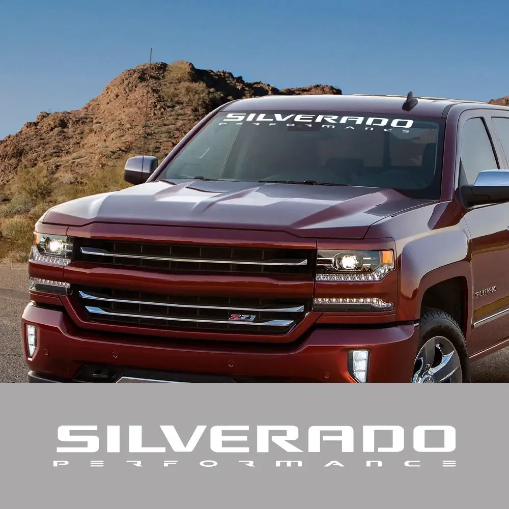 Chevrolet Silverado 1500/2500 Truck Front Windshield Vinyl Decal