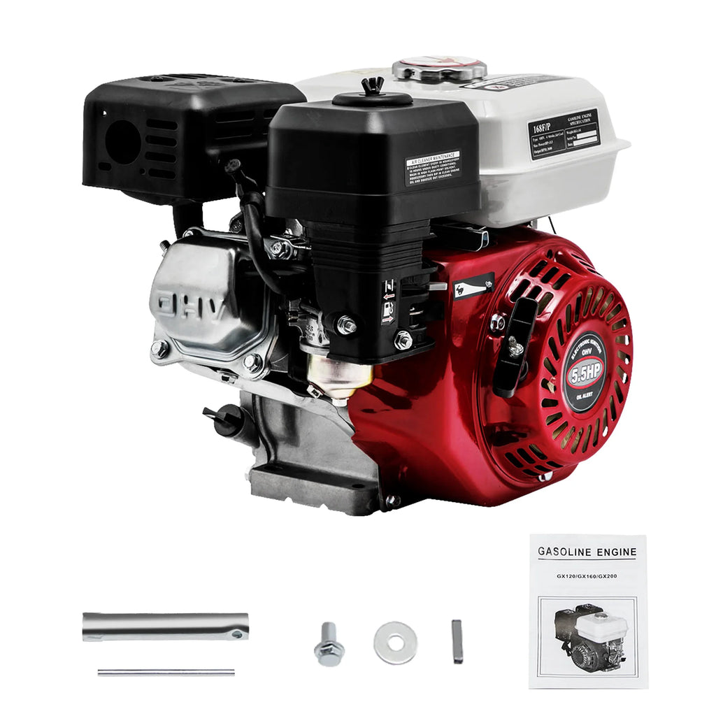 5.5HP 168cc 4-Stroke OHV Gas Engine with 20mm Shaft for Honda GX160