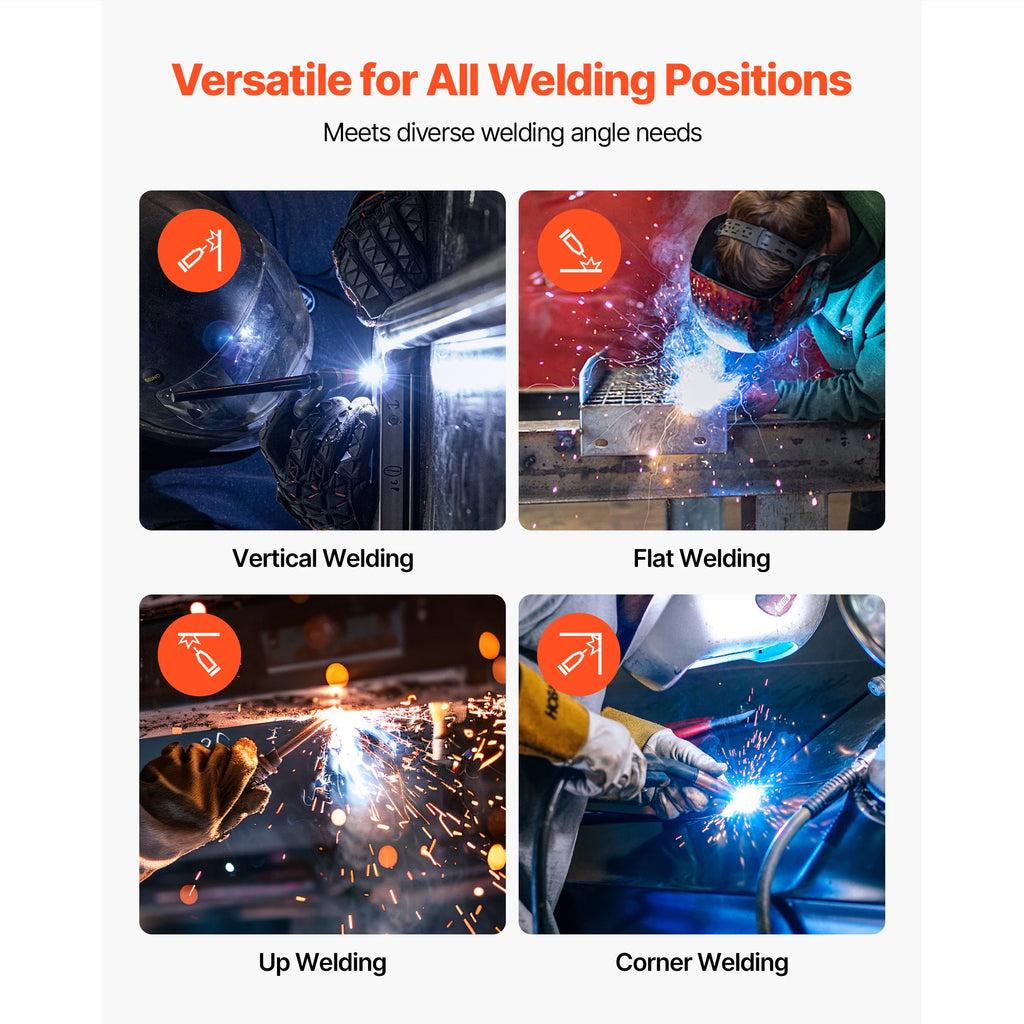 SucceBuy Flux Core MIG Welding Wire Gasless Mild Steel Welding Wire for All Position Arc Welding Self-Shielded for Outdoor Use