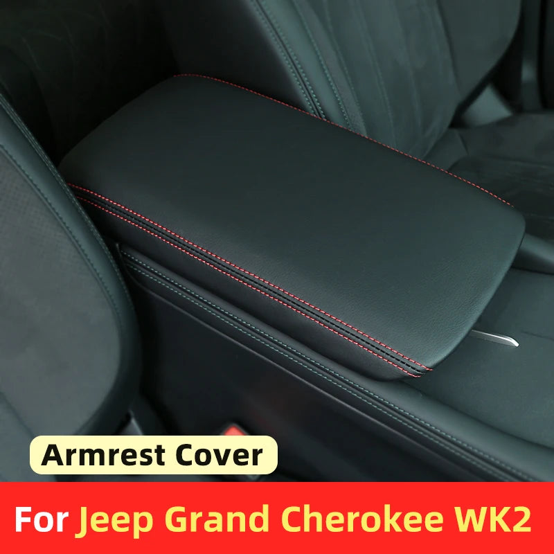 Car Accessories For Jeep Grand Cherokee WK2 2011-2015 2016 2017 2018 2019 2020 2021 Central Control Armrest Box protective Cover