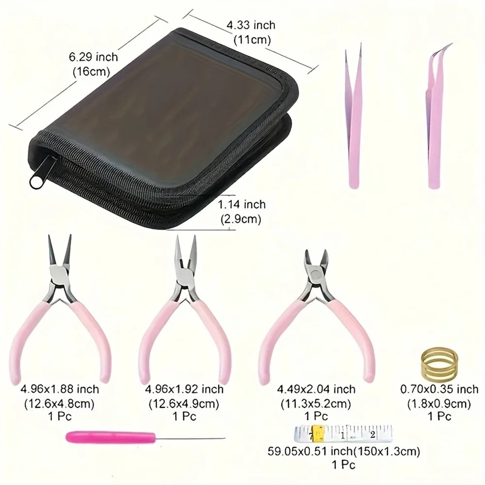 8pcs/5pcs/3ps/2pcs This Is a Set of Pliers, Tweezers, and an Opening Ring, a Portable and Multi-Purpose Tool