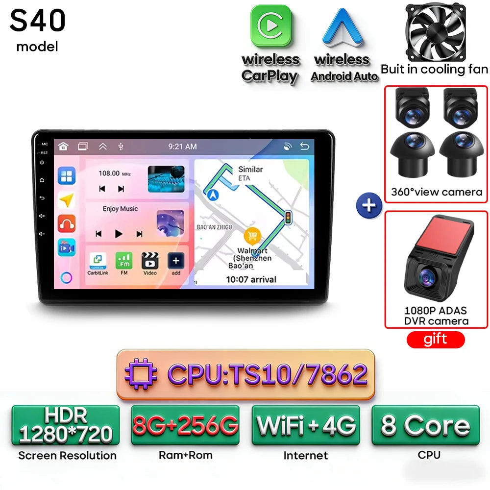 Android Car Stereo Citroen C4 Grand Picasso 2006-2013 9" GPS CarPlay - image 10