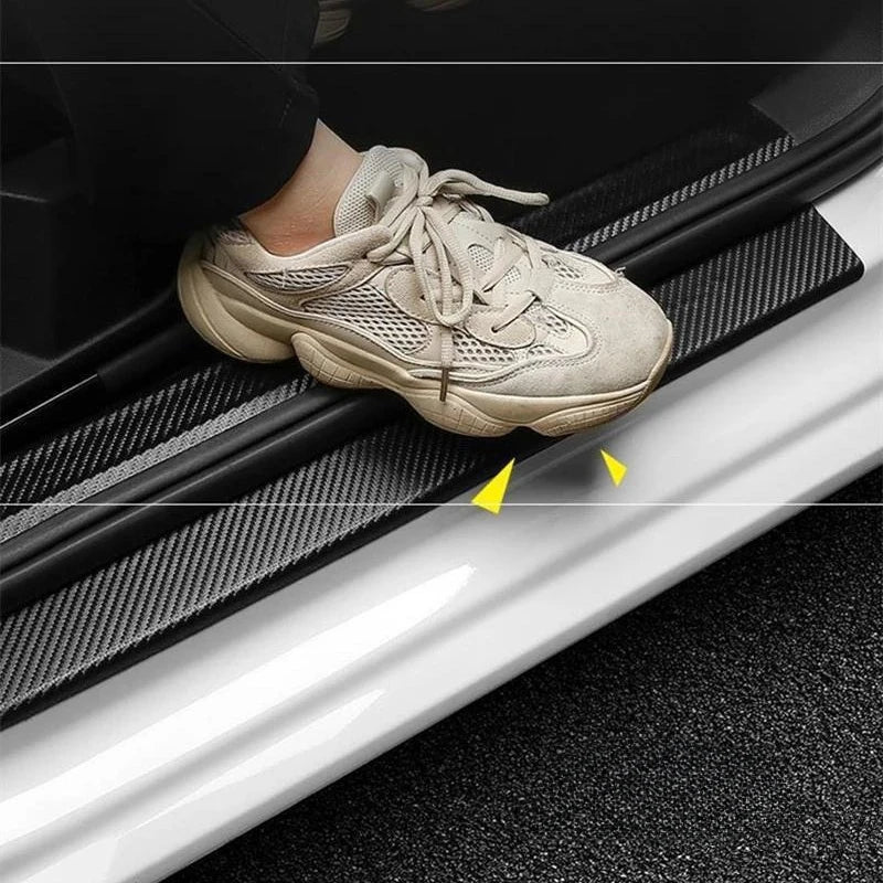 3D Carbon Fiber Protective Tape Roll for Door Sills and Mirrors