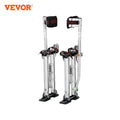 SucceBuy Drywall Stilts 18''/36''Adjustable Aluminum Tool Stilts with Protective Knee Pads Non-Slip Work Stilts for Home