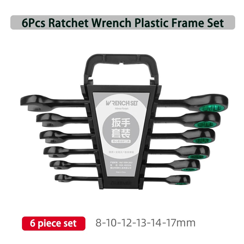 Dual-Purpose Ratchet Wrench Set Labor-Saving Multifunctional Hand Tools Kit