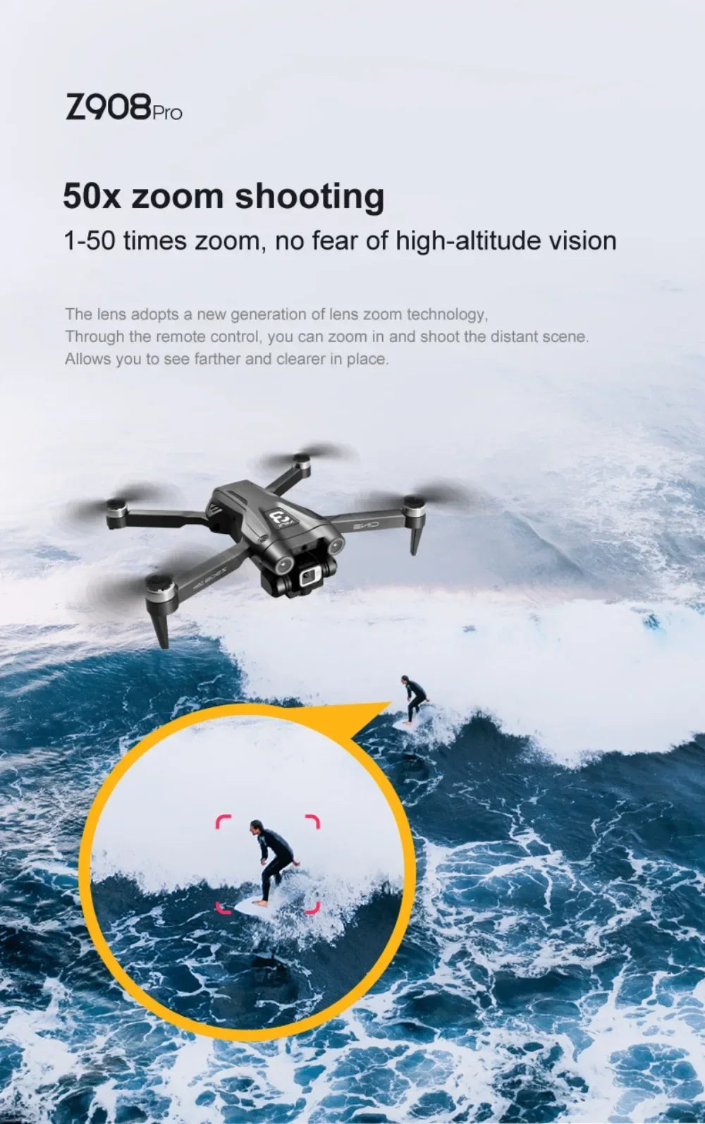 Z908 Pro 4K Dual Camera FPV Drone Brushless Motor Foldable - image 19