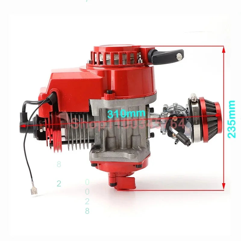 49cc Aluminum Pull Start Engine with Air Filter for Mini Bikes and ATVs - view 3