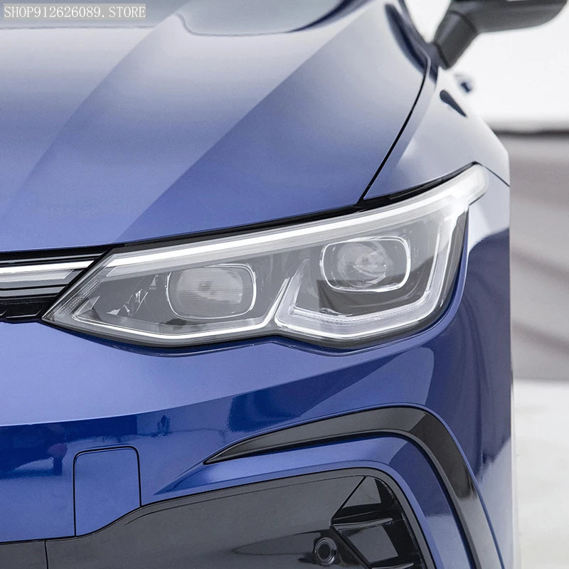 Smoked TPU Headlight Protection Film for VW Golf 8 MK8 - image 2