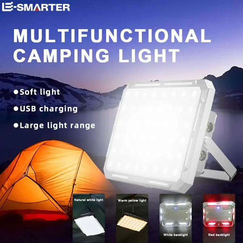 Rechargeable LED Camping Tent Light – Waterproof Searchlight