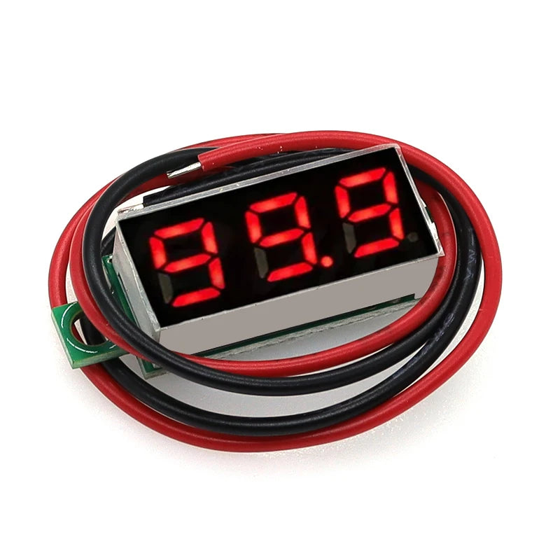 Digital DC Voltmeter 0-100V with LED Display for Car Battery - image 7