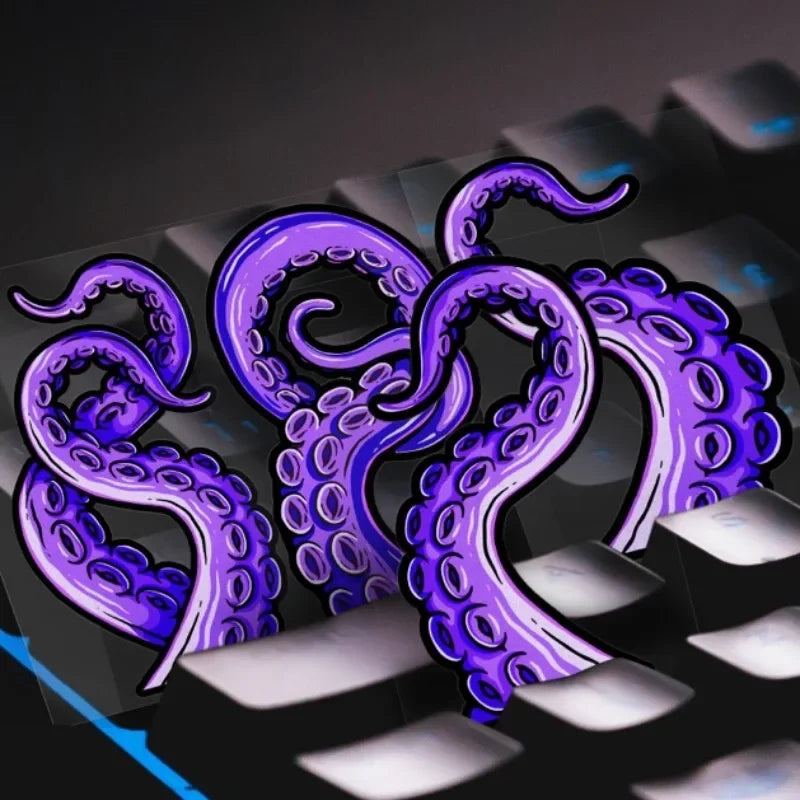 Sea Monster Tentacles Scooter and Motorcycle Vinyl Decals - view 9