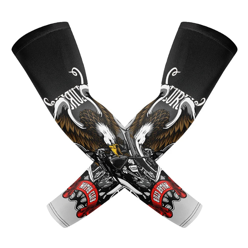 Men's Ice Silk Cooling Arm Sleeves for Cycling - image 23