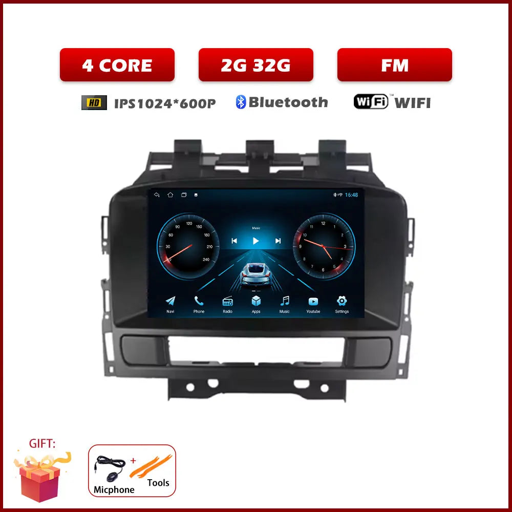 Opel Astra J 2011-2014 Carplay Android Auto GPS Multimedia Player - image 12