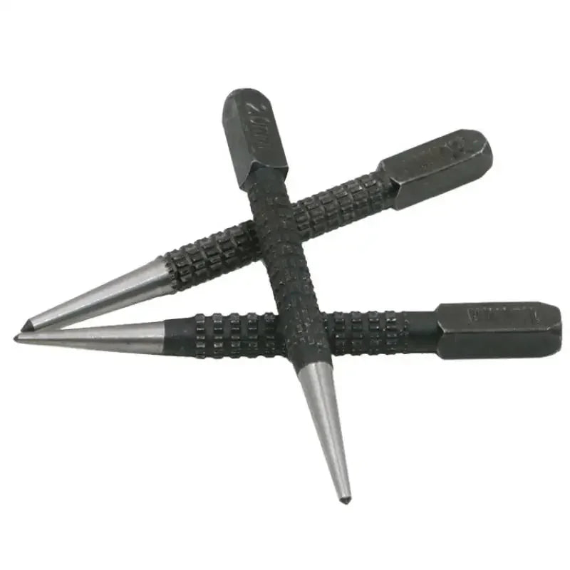 Center Punch Set 3-Piece, Non-Slip High Carbon Steel for Metal/Wood - image 5