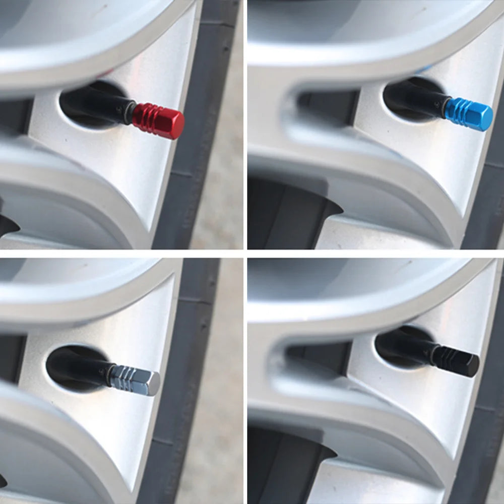 12-Pack Aluminum Tire Valve Caps Universal Fit for Cars & Motorcycles - image 6