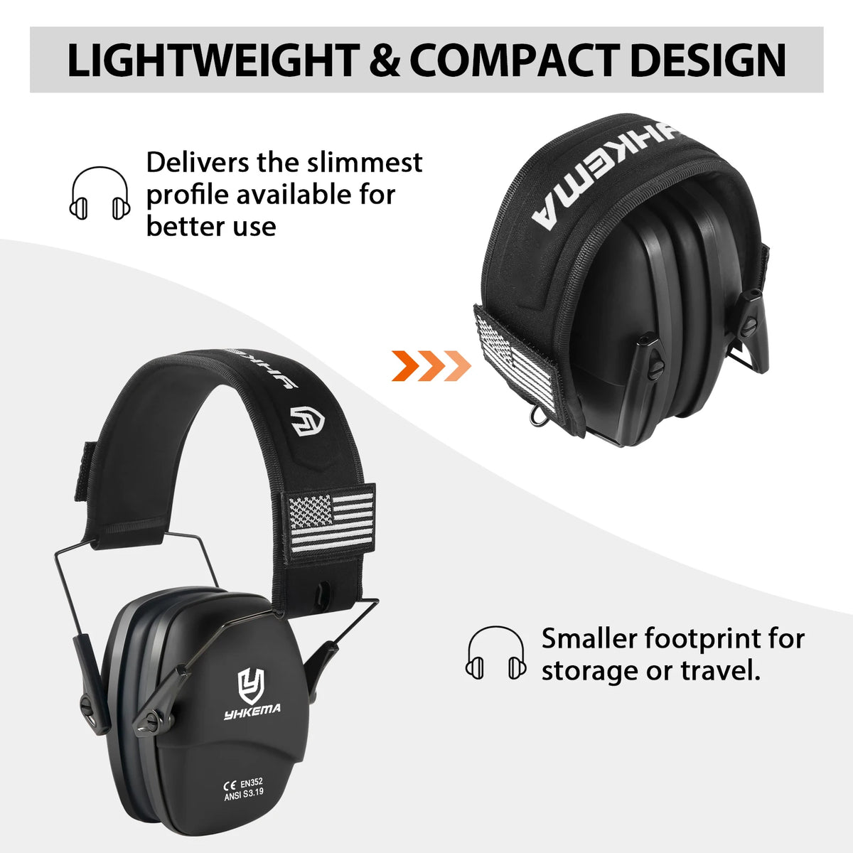 YHKEMA Noise-Reduction Shooting Earmuffs for Hunting - image 2